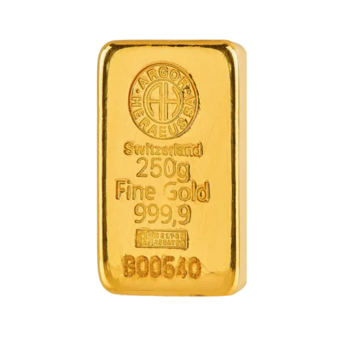 250g Gold Bar - Cast Classic 999.9