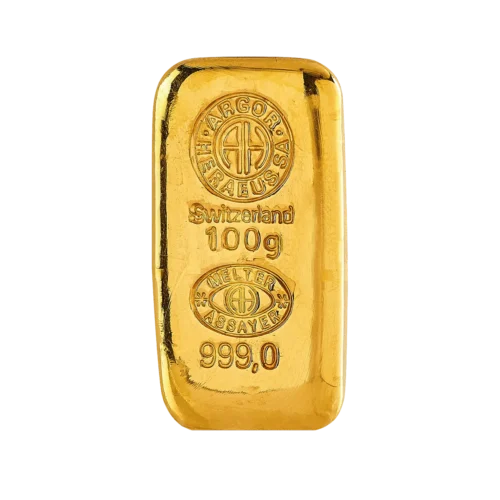 100g Gold Bar - Cast Classic