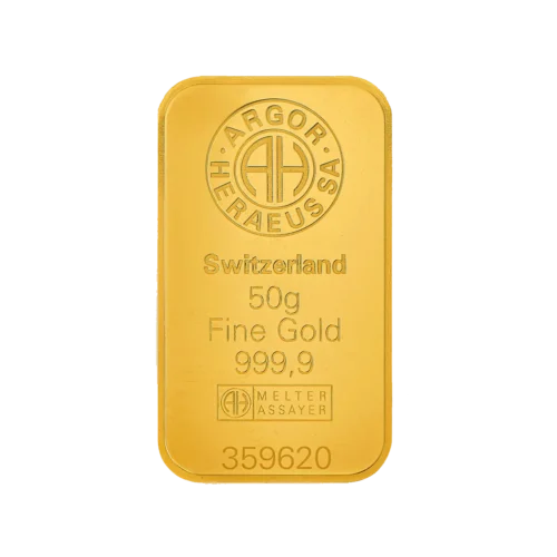 50g Gold Bar - Minted Classic